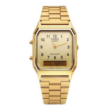 CASIO AQ-230GA-9BHDF Unisex Metallarmbanduhr 34517592