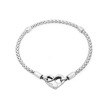 PANDORA Moment Herz Stiftkette Silberarmband 592453C00 53386803