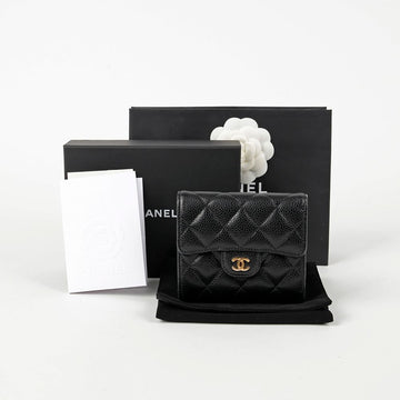 CHANEL AP0231 Caviar Classic Bi-Fold Wallet 123754276