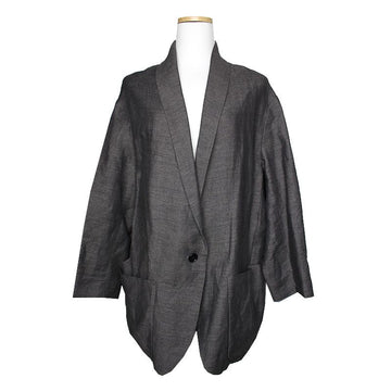 ISABEL MARANT イザベル・マラン チャコールグレー リネンコットン ジャケット 66, 77 124435912