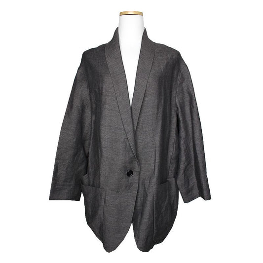 ISABEL MARANT Charcoalgrau Leinenbaumwolljacke 66, 77 124435912