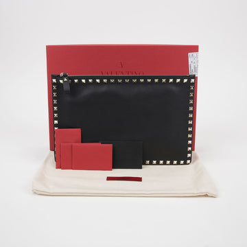 VALENTINO UW2P0269 Rockstud Clutch 124333689