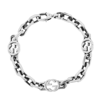 Gucci Interlocking G Silver Bracelet stamp: YBA620798001 620798 36347014