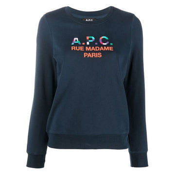 APC Mehrfarbiger Logo Pullover Damen COEZF F27769 IAJ 160110151 [P]