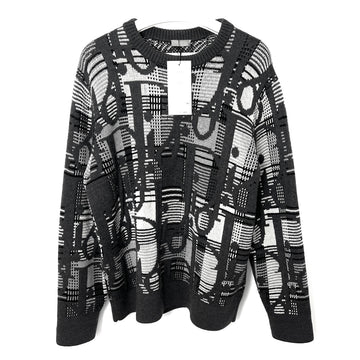 Dior Oblique Jacquard Black and Grey Knit 213M658AT377 124451128