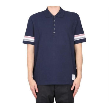 THOM BROWNE RWB Trimming Kurzarm Poloshirt MJP169A 84819690