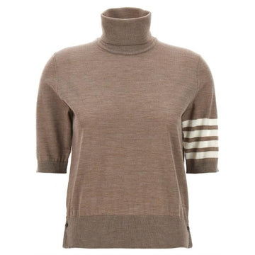 THOM BROWNE Kurzarm Rollkragen T-Shirt FKA434A 84229334