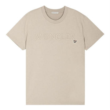 MONCLER Logo Stickerei Kurzarm T-Shirt - 8C00006 77921357
