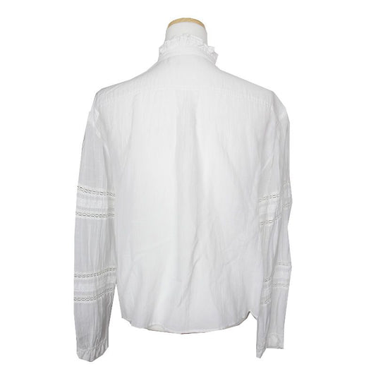 ISABEL MARANT イザベル マラン エトワール ホワイト ピンタック ブラウス 44, 小さめ 55 124453095