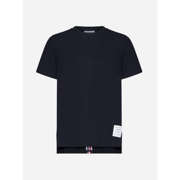 THOM BROWNE Relaxed Fit T-Shirt mit Mittelstreifen FJS013A 76419948