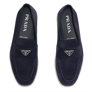 Prada Triangle Logo Suede Loafers 2DG124 72521412