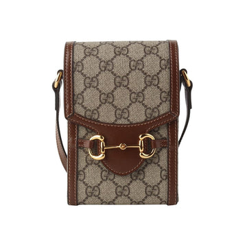 Gucci 625615 GG Supreme Horsebit 1955 Mini Crossbody 34276-2 124502110