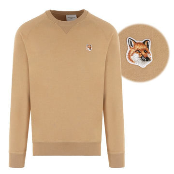 MAISON KITSUNE 23FW Fox Patch Sweatshirt Beige AM00303KM0001 P220 159665842 [P]