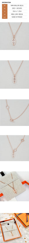 Hermes Maillon Mini Chandale Pendant Necklace H100053FOD3 124516432 [P]