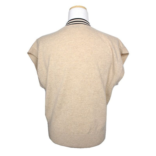 Sandro Beige Wool Cashmere Vest 66 124528253