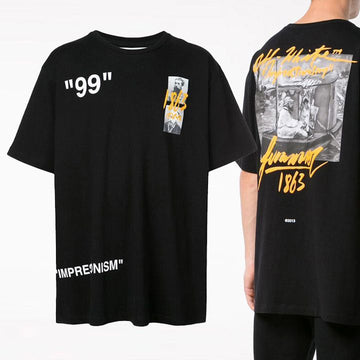 OFF WHITE Weiße Logo Sommer T-Shirt OMAA038R19185009 1088 159123179 [P]
