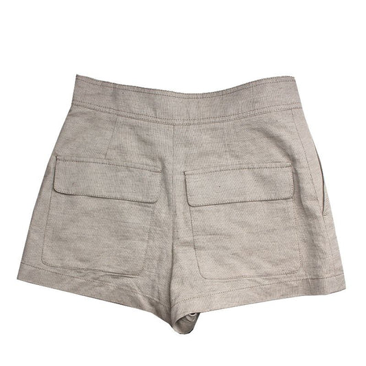 CHLOE オートミールリネンコットンショートパンツ 55 124530500
