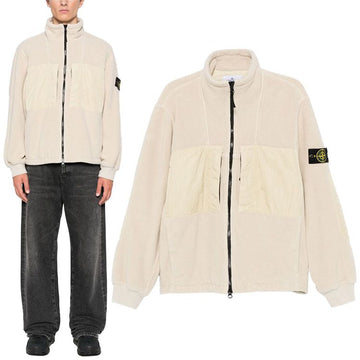 STONE ISLAND コットンフリースナイロンTCジャケットV0097 811546753 124581879