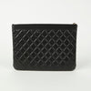 CHANEL Caviar Boy Medium Clutch A84406 125518766 [P]