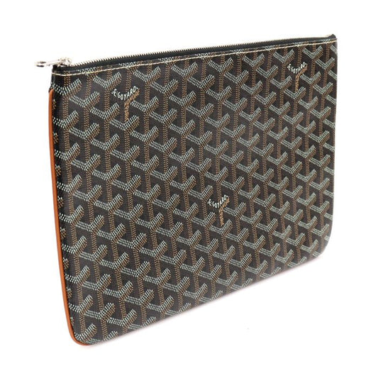 GOYARD APMSENAT2-MM ブラック タン ゴヤディン キャンバス セナ MM クラッチ EP31467GO 124590418