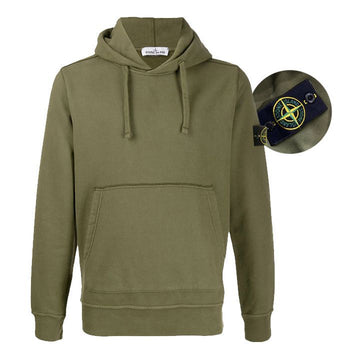 Stone Island Hooded Sweatshirt with Patch Khaki 711562820 V0068 159354130 [P]