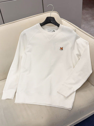 Maison Kitsune AM00303KM0001 P700 White Unisex Sweatshirt 124610201