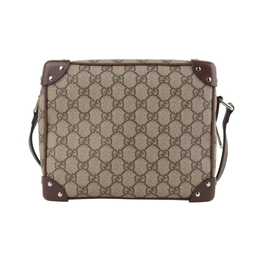 Gucci GG Supreme Leather Detail Box Crossbody 34291K 124725428