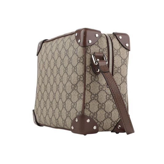 Gucci GG Supreme Leather Detail Box Crossbody 34291K 124725428