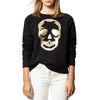 Zadig & Voltaire Upper Skull Gold Sweatshirt 45118550 [P]