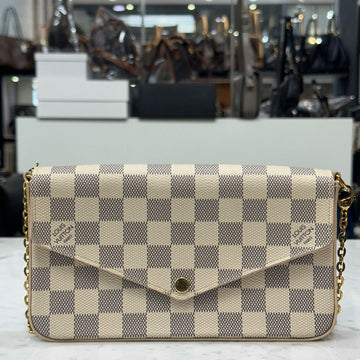 LOUIS VUITTON ダミエ アジュール ポシェット フェリシ N63106 124771501