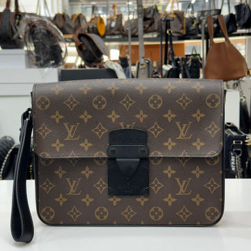 LOUIS VUITTON Monogram S-Lock A4 Pouch M80560 124774562