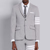 THOM BROWNE Schräg geschnittene Baumwollblazer 00535 055 45118693 [P]