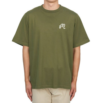 MALBON GOLF Herren Golf T-Shirt kurzärmelig M 8647 MIL GRN 102152581