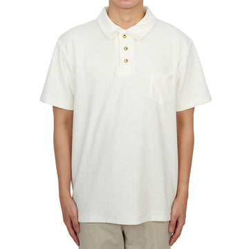 Howlin Men's Polo Short Sleeve T-Shirt MR FANTASY ECRU 100917906