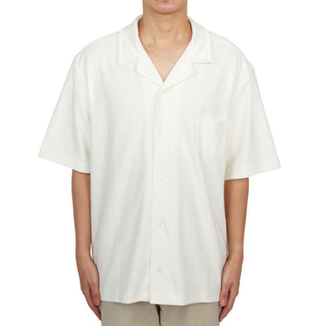 Howlin Men's Short Sleeve Shirt Cocktail in Towel Ecru 100917891