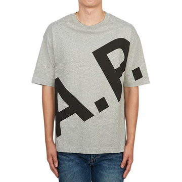 APC Lysandre T-Shirt mit kurzen Ärmeln COFBT M26341 PLA GRIS CHINE 99008431