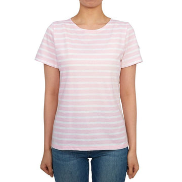 Saint James Etrille Women's Short Sleeve T-Shirt 8414 ROSE DOUX NEIG 95455185