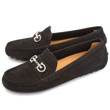 Salvatore Ferragamo Gancini Women's Driving Shoes ODILIA NERO 0757935 D 91681041