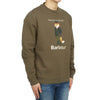 BARBOUR メゾン キツネ メンズ フリース トレーナー MOL0559GN84 65626542 [P]