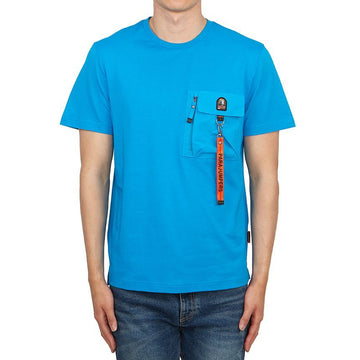 PARAJUMPERS モハビ メンズ 半袖 Tシャツ PMTSRE07 BLUE JEWEL 87795568