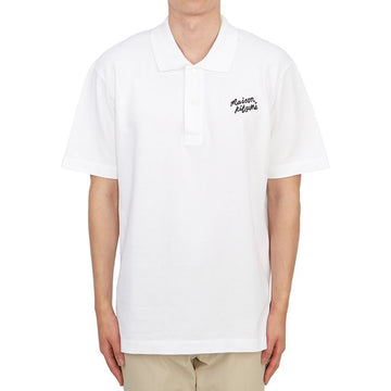 Maison Kitsune Handwritten Men's Polo Short Sleeve T-Shirt M186 79560574