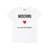 Moschino Kids Short Sleeve T-Shirt HOM04K LAA22 10101 (Adult Size Available) 78986882 [P]