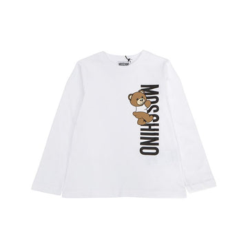 MOSCHINO Langarm-T-Shirt für Kinder HPO00J LAA02 10101 (auch für Erwachsene geeignet) 78650186