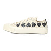 COMME DES GARCONS マルチハート チャック テイラー スニーカー AZ K126 001 2 (ユニセックス) 73449837 [P]