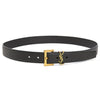 SAINT LAURENT モノグラム メンズ ベルト 634440 DTI0W 1000 48843309 [P]