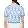 Alessandra Rich Check Jacquard Cardigan 46620479 [P]