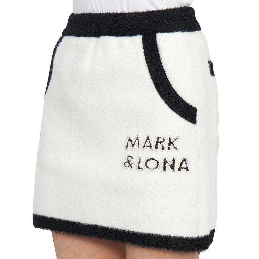 Mark & Lona Women's Knit Golf Skirt MLW 2D AE11 WHITE 42354335 [P