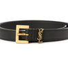 SAINT LAURENT Monogram Herren Gürtel 612616 DTI0W 1000 41923847 [P]