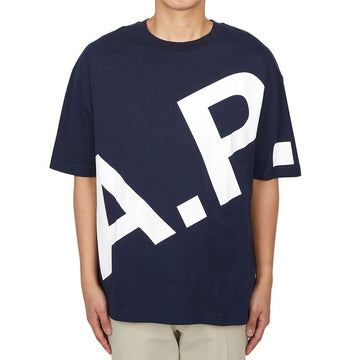 APC Lysandre Short Sleeve T-Shirt COFBT M26341 IAK DARK NAVY 117658388