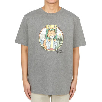 MAISON KITSUNE ラムブリングフォックス メンズ 半袖Tシャツ H131 NM00120KJ0118 117658372